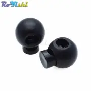 Plastic Cord Lock Round Ball Toggle Stopper Toggle Clip Widely For Bag Backpack