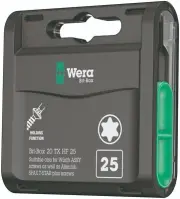Wera Bit-Box 20 TORX® Bits HF TX 20 x 25mm 20 Pieces 05057777001