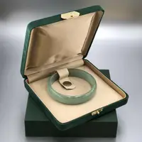 在飛比找momo購物網優惠-【AndyBella】墨玉綠珠寶盒(玉鐲手環盒)