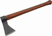 [SZCO] Supplies 18” Hand Forged Wood Handled Carbon Steel Slavic Style Chopping Axe