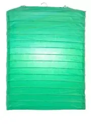 Dark Green Hako Paper Lantern