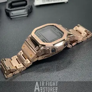 AF Store* G-SHOCK DW-5600MS-1 玫瑰金 改裝不鏽鋼樣式 手錶全新品公司貨 副廠改裝配件