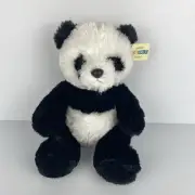 Korimco Polly Panda Plush Black White Soft Stuffed Animal Cuddle Toy 32cm Tags