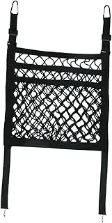 HEALLILY Car Organizer Car Seat Storage Mesh Pocket Layer Strong Mesh Auto Interior Hanging Pouch Xcm