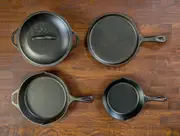 LODGE COOKWARE Cast Iron Cooking 5pcs Set