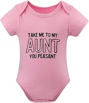 [WOOYONGING] Take Me To My Aunt You Peasant Rompers Baby Girl Short Sleeve Neutral Baby Onesie White Baby Boy Romper Newborn