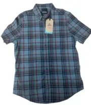 Prana Granger Short Sleeve Button Up Shirt Tailored New With Tags XS