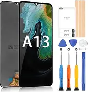 for Samsung Galaxy A13 4G Screen Replacement, LCD Display for Samsung Galaxy A13 SM-A135F, SM-A135M, SM-A135U Touch Screen Digitizer Glass Full Assembly with Repair Tools (Not 5G)