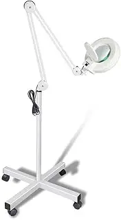 5x Magnifying Lamp Fluorescent Salon Light Glass Beauty Floor Stand Magnifier