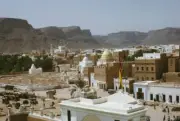 Town Of Seiyun In Yemen View From The Walls Of The Seiyun Palace T- Old Photo
