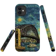 For iPhone 11 Tough Protective Cover, Painting Of The Harbour Bridge