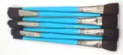 Royal 725 3/4 Sable Paint Brush One Inch Width For Ceramics Vintage Set of 7
