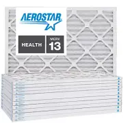 10x18x1 AC and Furnace Air Filter by Aerostar - MERV 13, Box of 12