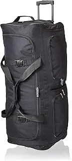 [Rockland] Melbourne Hardside Expandable Spinner Wheel Luggage, Black, 36", Melbourne Hardside Expandable Spinner Wheel Luggage
