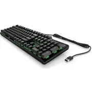 HP Pavilion 9LY71AA Hybrid Mechanical Membrane Gaming Keyboard 550 RGB LED Backlighting - Engineered for Lightning Fast Response Times - Taking your Work and Play to Unmatched Llevels [9LY71AA]