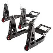Warrior Front & Rear Motorcycle/Bike Alloy/Aluminium Universal Paddock Stand