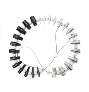 Nuts Bolts Thread Checker, SAE Metric Bolts Nuts Thread Checker, 26 Male & Femal