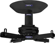 Pro-AV Adjustable Ceiling Adapter & Projector Mount Kit, 3" 1.5" NPT, Black