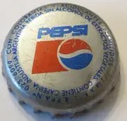 Pepsi Argentina crown bottle caps kronkorken capsule chapas
