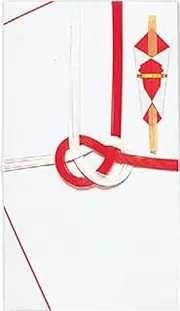 Iyo Yuna Center IS-110 Gold Seal with Straight Sheet, Osaka Folding Red and White, 7 Pieces