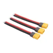 3pcs Amass XT60 Male ESC/Charger Side Connector/Adapter with 10cm 12awg WireB...