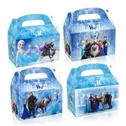 12PC Frozen Lolly Loot Box Bag Candy Favour Box Party Supplies Decorations
