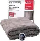 BLACK+DECKER Heated Full Blanket, 72" x 84”, 10 Heat Settings, 10-Hour Timer