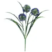 Vibrant Purple Hydrangea Stem 35cm Realistic Artificial Flower Decor