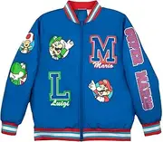 Nintendo Super Mario Bomber Jacket, Mario and Luigi Bomber Jacket