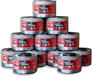 Royal Oak Canned Heat 12 Pack 6 Hour Fuel, Easy Open, Resealable, Non-Drip, for Food, Chafing Dishes, Buffet Burners, Parties, Weddings, BBQs, Small, Red