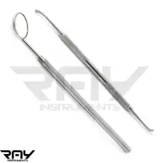 Mouth Mirror Handle Tartar Calculus Plaque Remover Diagnostic Instruments Lab