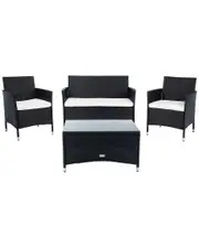 Safavieh Bandele Outdoor 4pc Living Set