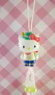 【震撼精品百貨】Hello Kitty 凱蒂貓~七國限定版手機吊飾-阿爾(綠)
