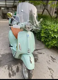 在飛比找Yahoo!奇摩拍賣優惠-【白鐵材質】Vespa 原廠風鏡 春天 衝刺 125 150