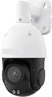 4K 8MP Dome PoE Security Camera 5X 3D Optical Zoom Pan & Tilt Auto Tracking Smart Detection 8MP Outdoor IP Camera(16X Zoom Cam)
