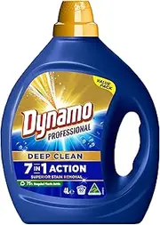 [Dynamo] Professional Deep Clean 7 in 1 Laundry Detergent, 4L, 80 Washloads, Professional Washing Liquid with 7 Actions in 1 for Superior Stain Removal, Advanced Enzyme Formula