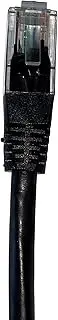 Cat6 24 AWG Patch Lead Black 300MM - Short Ethernet Cable
