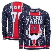 Psg Christmas Pullover Children Paris Saint-Germain Christmas Sweater Ugly Xmas