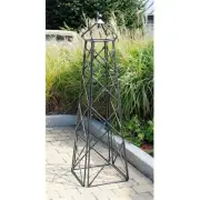 Achla OBL-25 Lattice Obelisk in Graphite Powder Coated