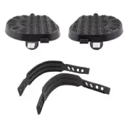Sunlite Stationary Exerciser Bike Pedals 1/2` with Straps