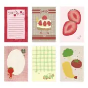Strawberry Sticky Note Writing Pad Lovely Memo Pad Korean Styles Paper Pads