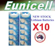 10 PACK BUTTON COIN BATTERIES CR2032 CR2025 CR2016 CR1616 CR1620 CR1632 CR2450