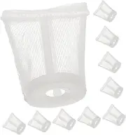 HEALEEP 10pcs Spray Filter Hose Kitchen Sink Drainer Sprayer Electric Mist Kettle Sink Strainer Plug Bath Plug Infuser Tea Strainer for Loose Tea Teapot Funnels Nozzle Plastic Nylon