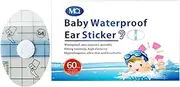 Waterproof Ear Stickers, Ear Protection Sticker Covers For Swimming, Swimming Ear Tape, PU Film Ear Protectors For Swimming, Showering, Surfing, Bathing, Kids Friendly