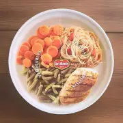 Del Monte Foods Plastic Plate Melamine 9" Portion Control Retro