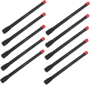 MUCKLILY Valve Rod Extender for Tire Inflation 10pcs Plastic Leak Resistant Wide Vehicle Fit