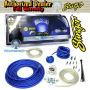 STINGER SHK341 4 GAUGE 8 AWG DUAL CAR AMP WIRE CABLE POWER AMPLIFIER WIRING KIT