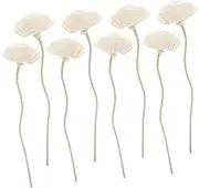 8pcs Aroma Rattan Sticks for Essential Oil Diffusers Natural Fragrance Diffuser Sticks for Living Room Bedroom Office DIY Air Freshening