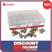 Alemlube L4676 Metric Grease Nipple Assortment Kit - 100 Piece Set