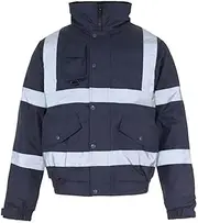 [DIGITAL SPOT] High Visibility Work Wear Coat Jacket Mens Hi Viz Vis Waterproof Safety Trouser Small/5X-Large